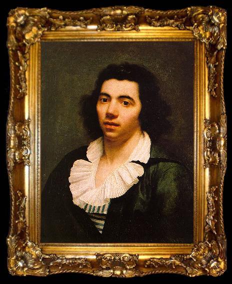 framed  Anne-Louis Girodet-Trioson Self Portrait   ff, ta009-2